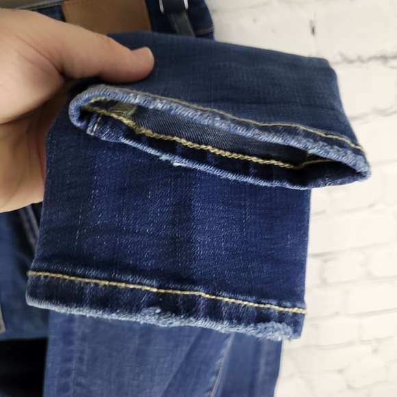 AMERICAN EAGLE | Super Hi-Rise Jegging skinny stretch distressed long jeans - Picture 5 of 10